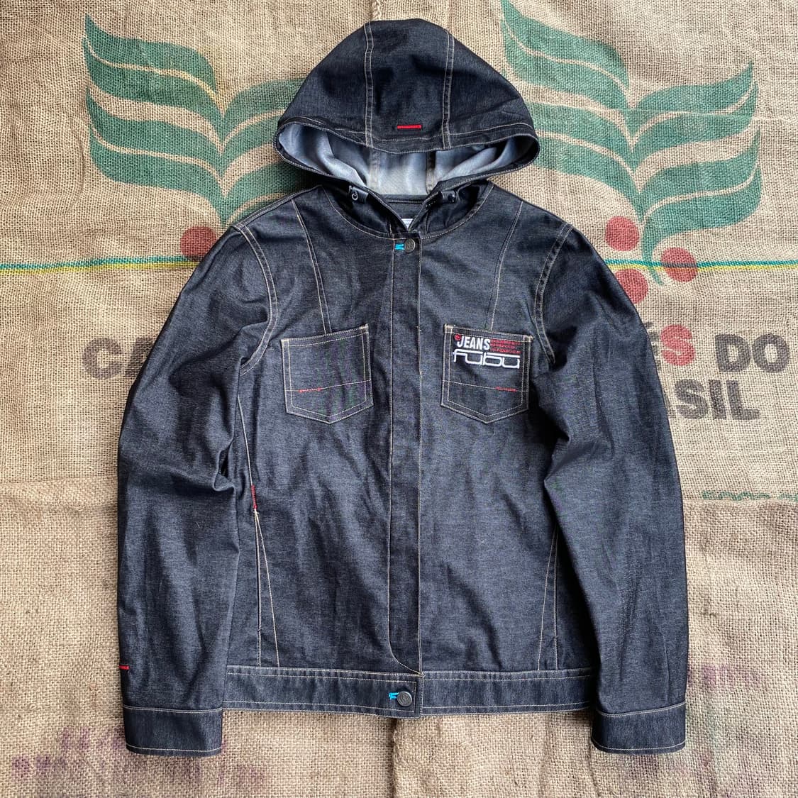 [95] 00s FUBU Y2K 데님 후드 자켓 상품이미지1