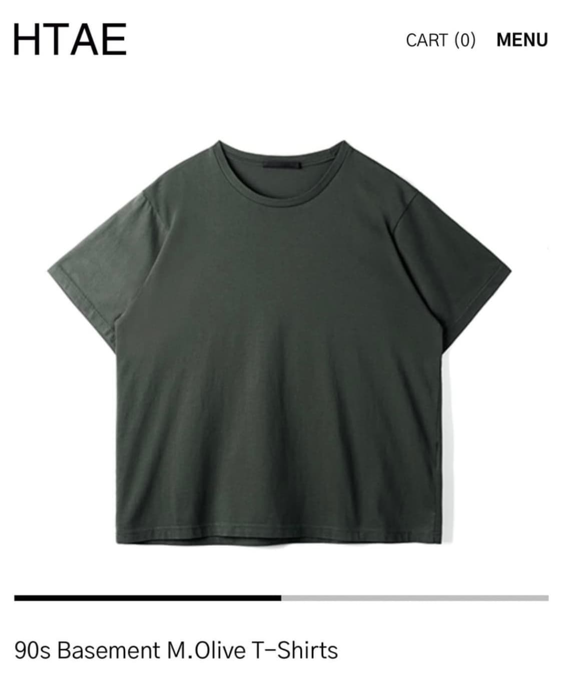 [유일매물] HTAE Basement T-Shirt • 더로우 상품이미지4