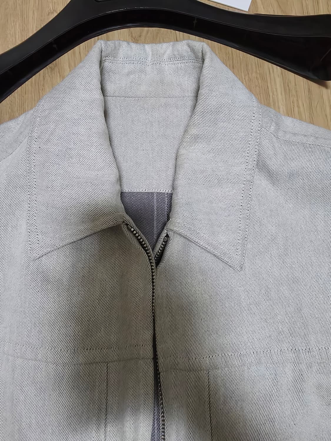 솔리드옴므 아이보리 데님 자켓 48 상품이미지5