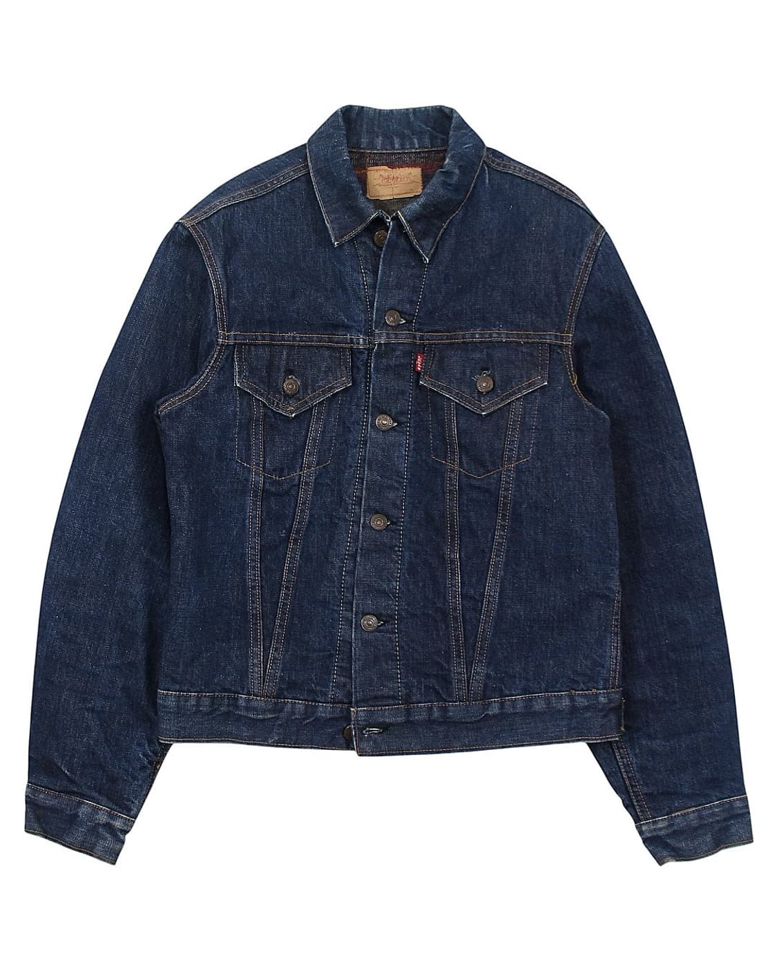 1960s USA 리바이스 70505-0317 데님 자켓 빅E 블랭킷 상품이미지1