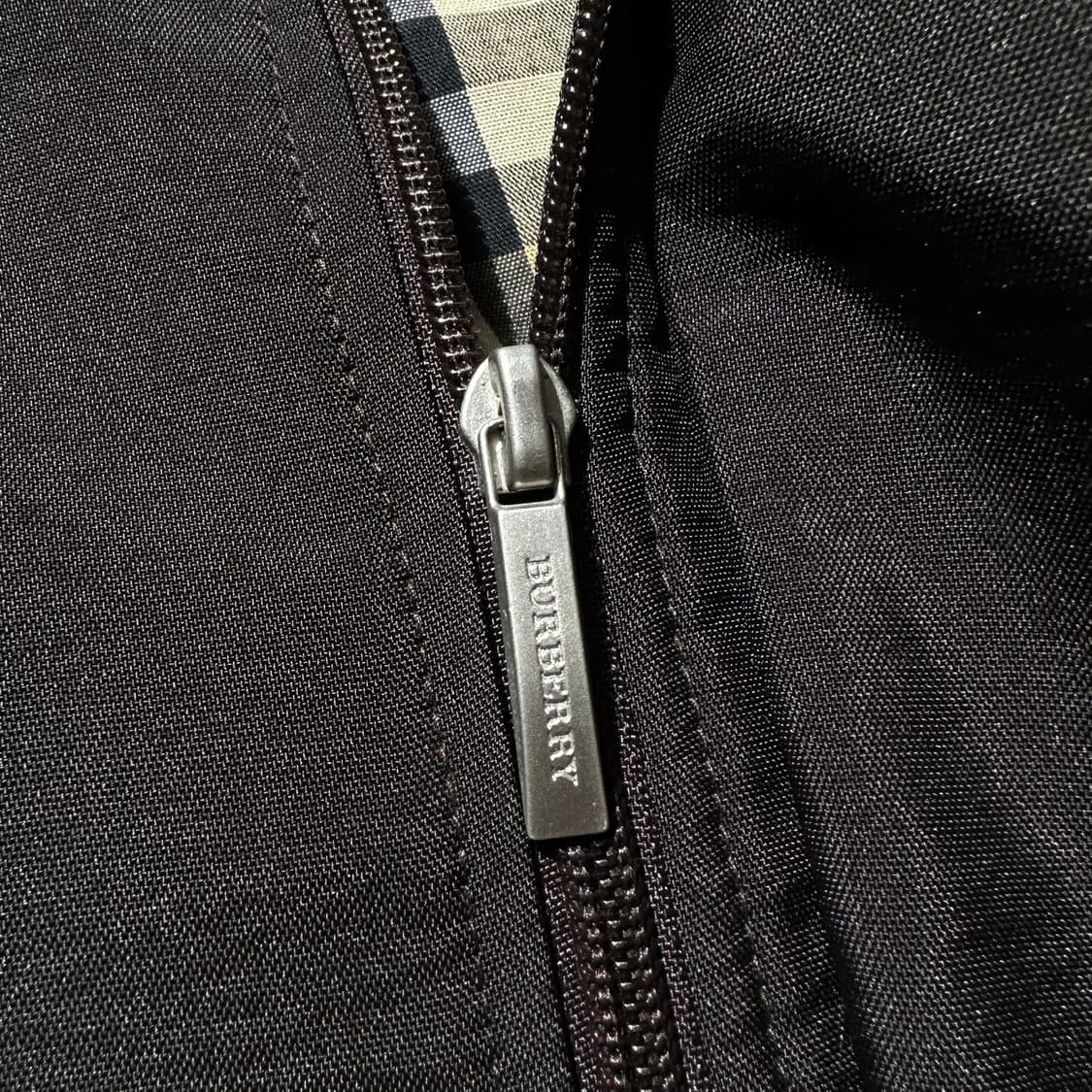 버버리 노바체크 라이닝 블루종 자켓 상품이미지7