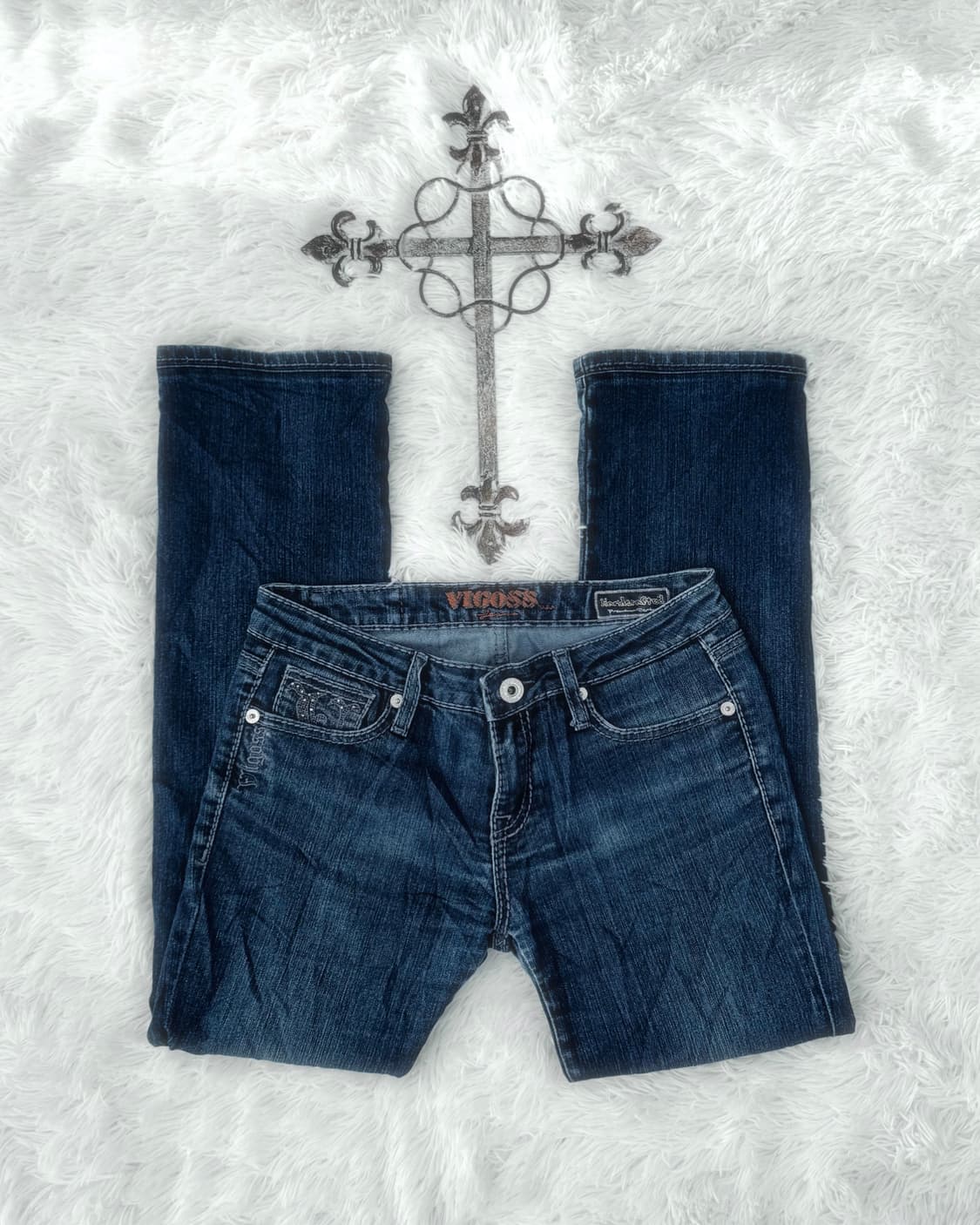 빈티지 로우라이즈 부츠컷 데님 상품이미지1