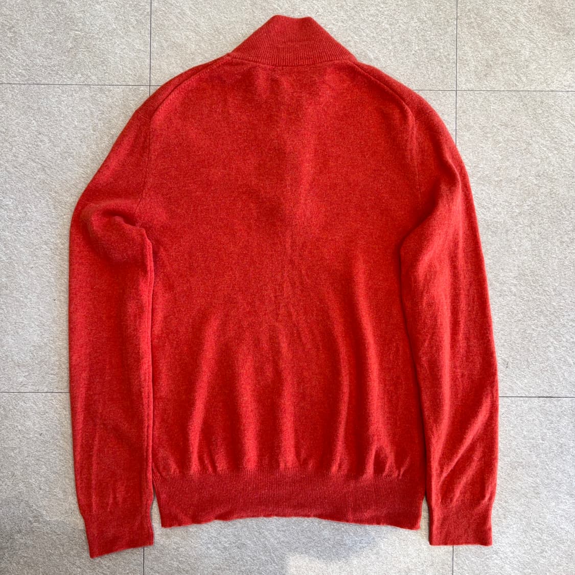 폴로 메리노 울 반집업 니트 상품이미지4