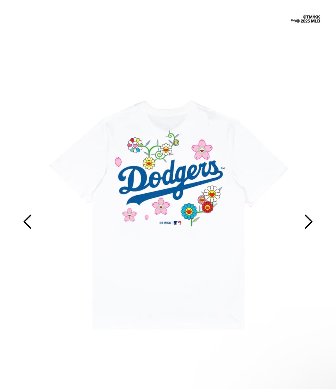 [L] LA 다저스 x 무라카미 Fanatics 2025 월시 우승 반팔 상품이미지2