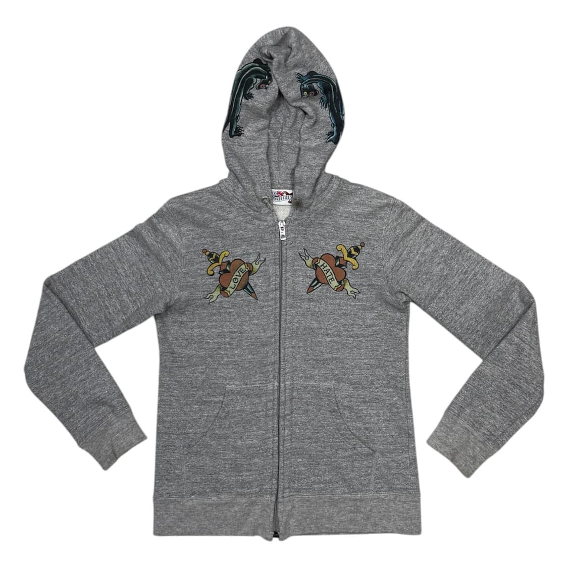 히스테릭 글래머 아카이브 사랑과 증오 후드 집업 자켓 상품이미지1