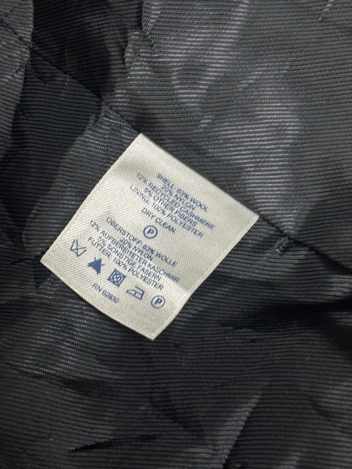 빈티지 미디 하이넥 코트 블랙 상품이미지3