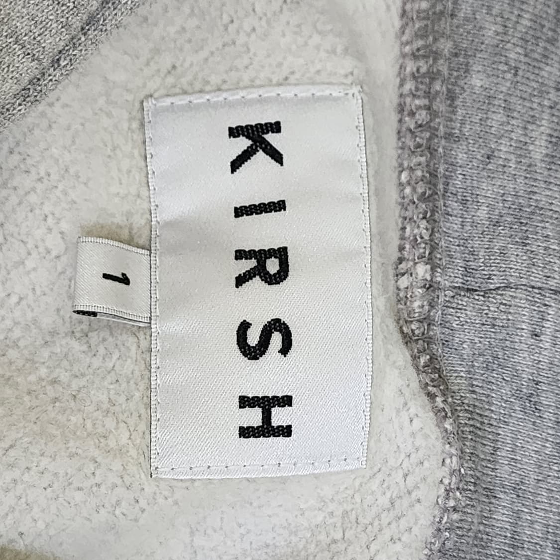 [1] KIRSH 체리 로고 후드티 (그레이) 상품이미지4