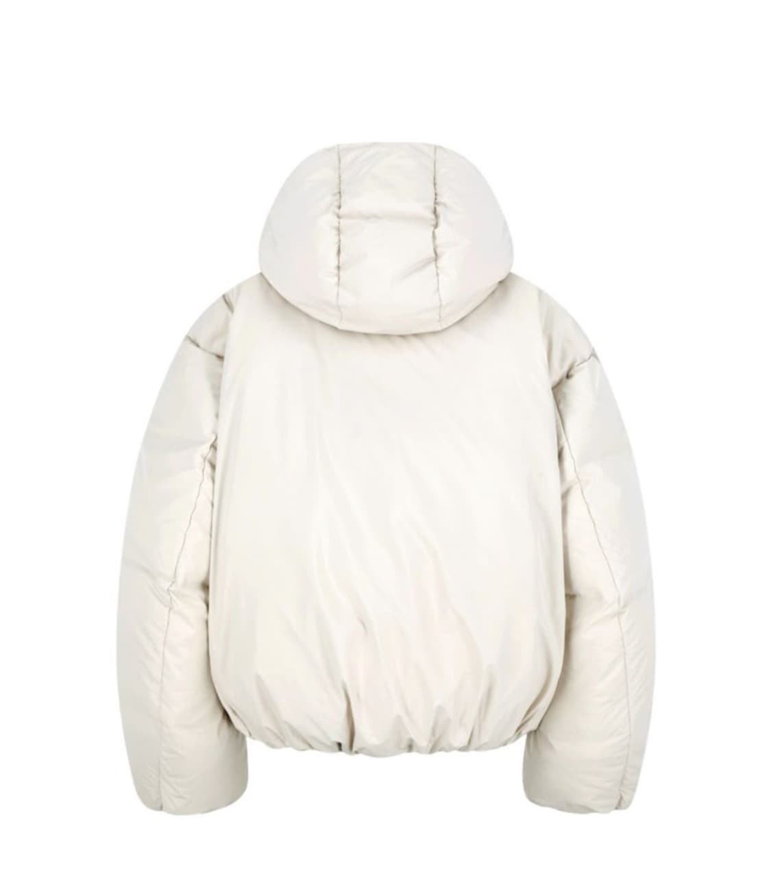 아모멘토 HOODED DOWN PUFFER ECRU Msize 상품이미지2