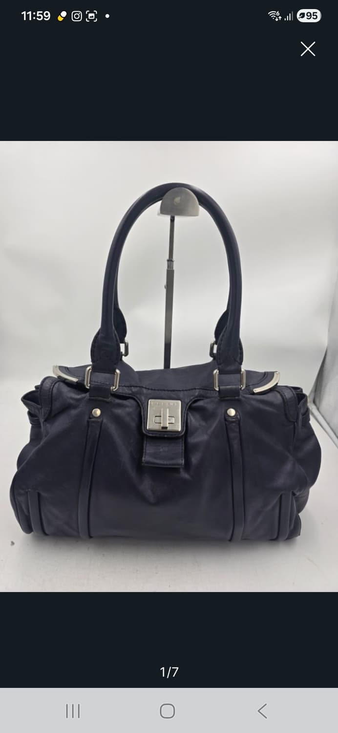 정품] 셀린느 빈티지 레더백 상품이미지1