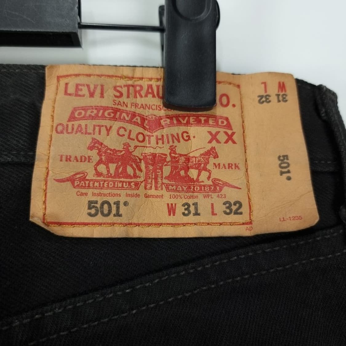 [리바이스] 501 스트레이트 블랙진 M20075 상품이미지8