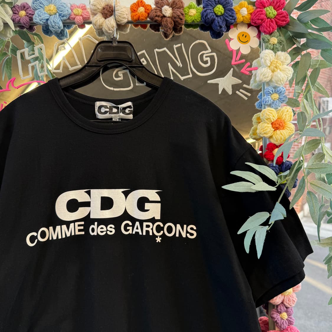 꼼데가르송 블랙 반팔티  상품이미지3