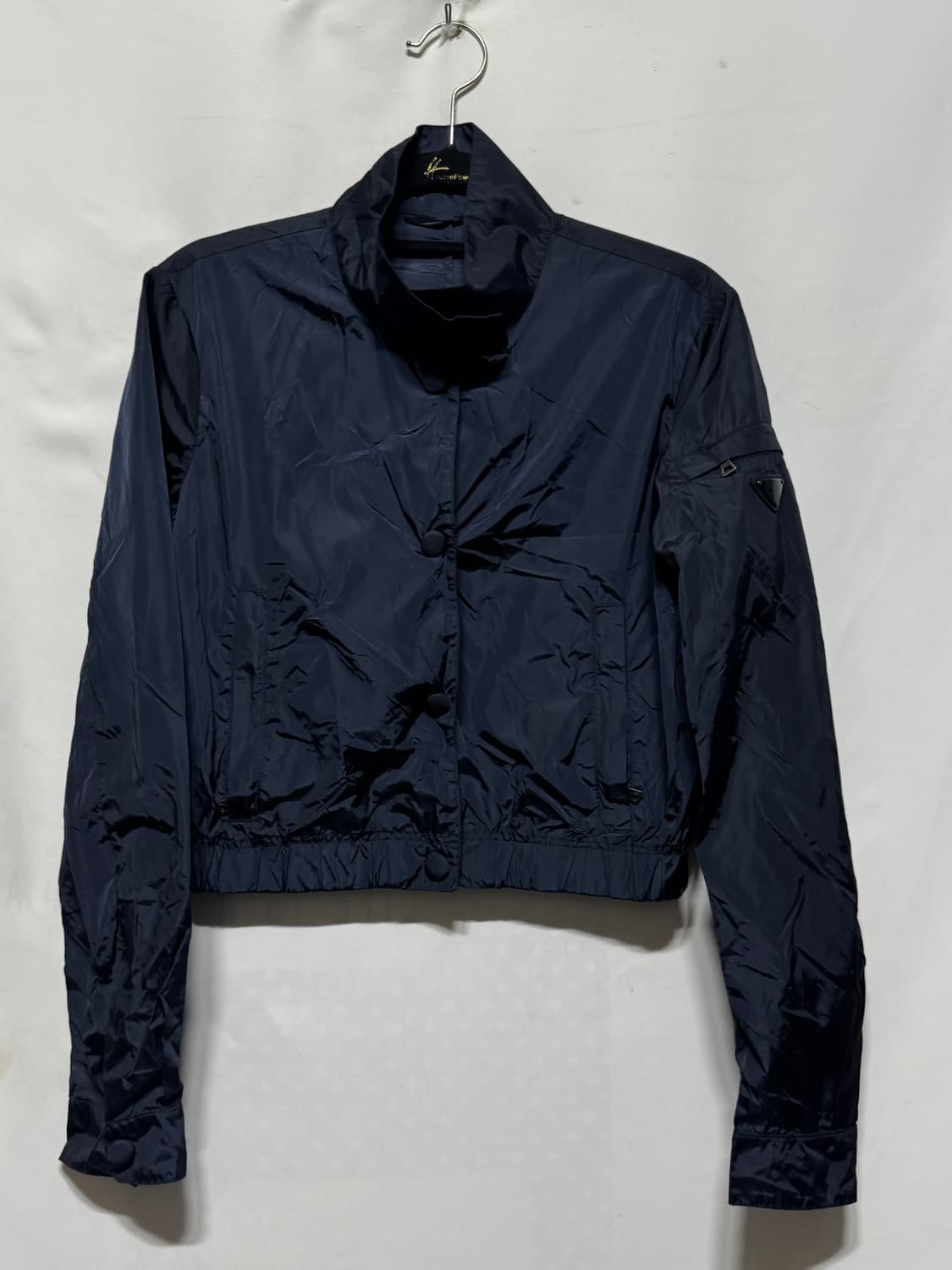 40 프라다 나일론 크롭 바람막이 자켓 상품이미지1