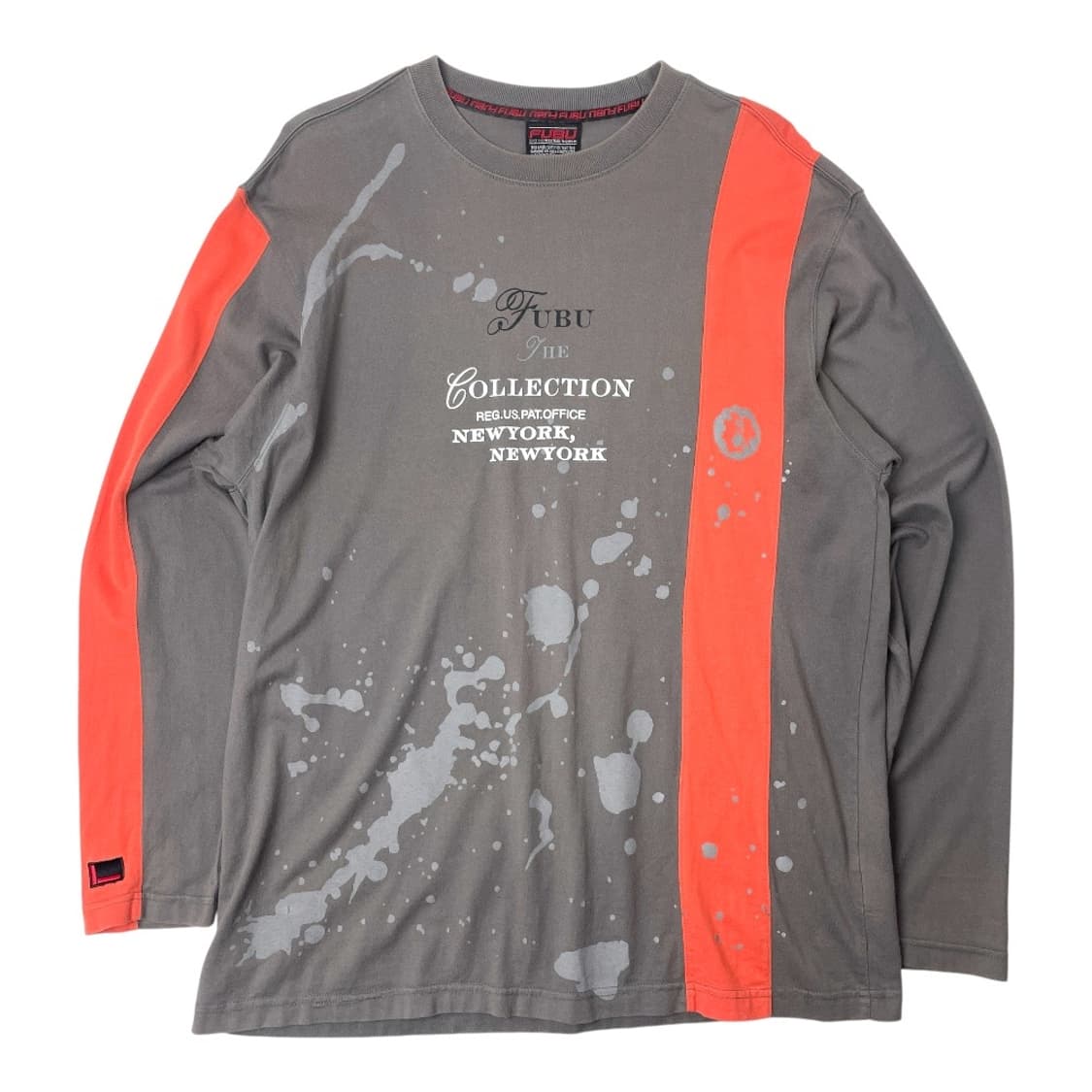FUBU 후부 배색 긴팔 티셔츠 롱슬리브 105 상품이미지1