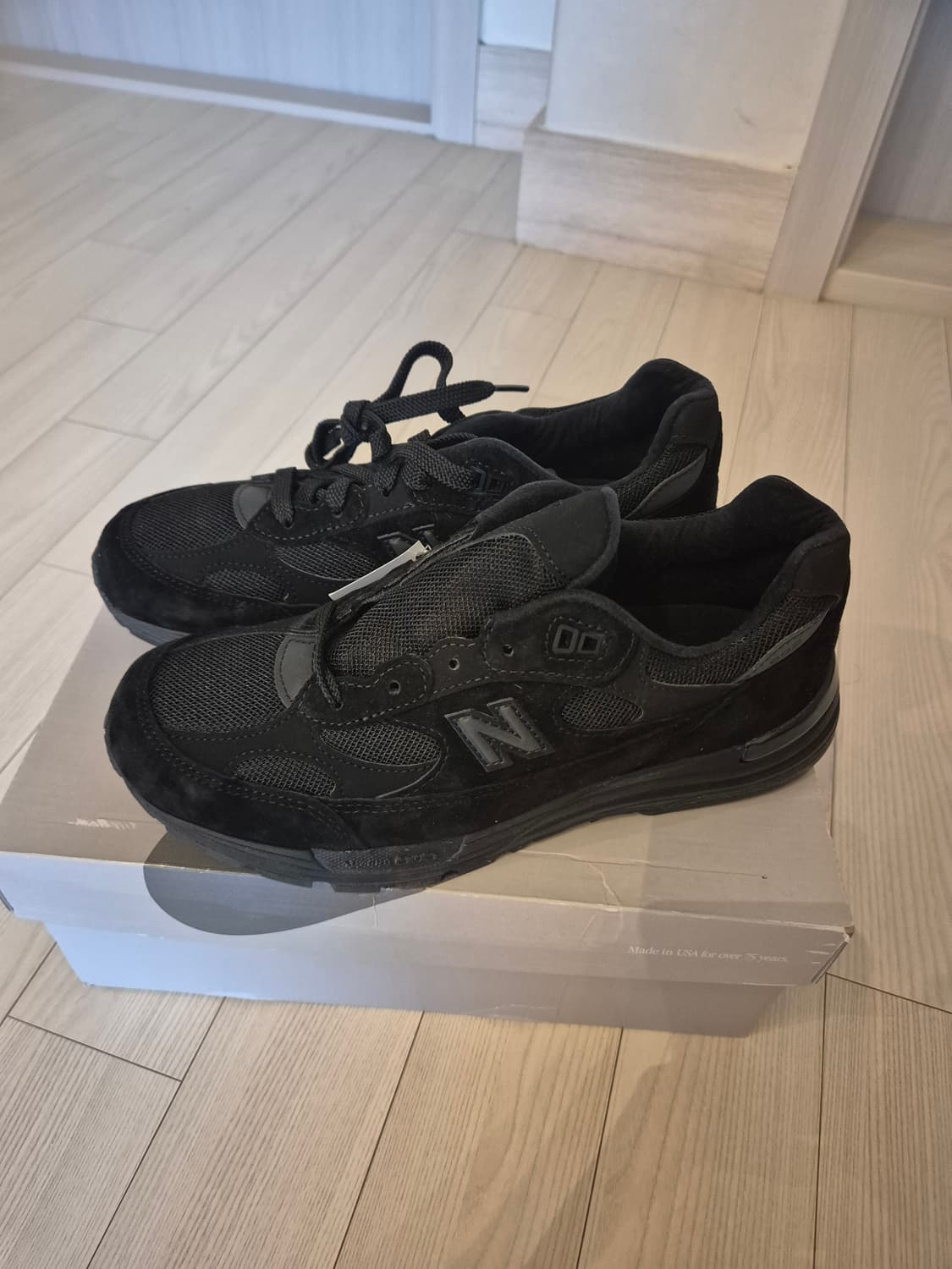 (새상품) 뉴발란스 992 트리플블랙 265 상품이미지1