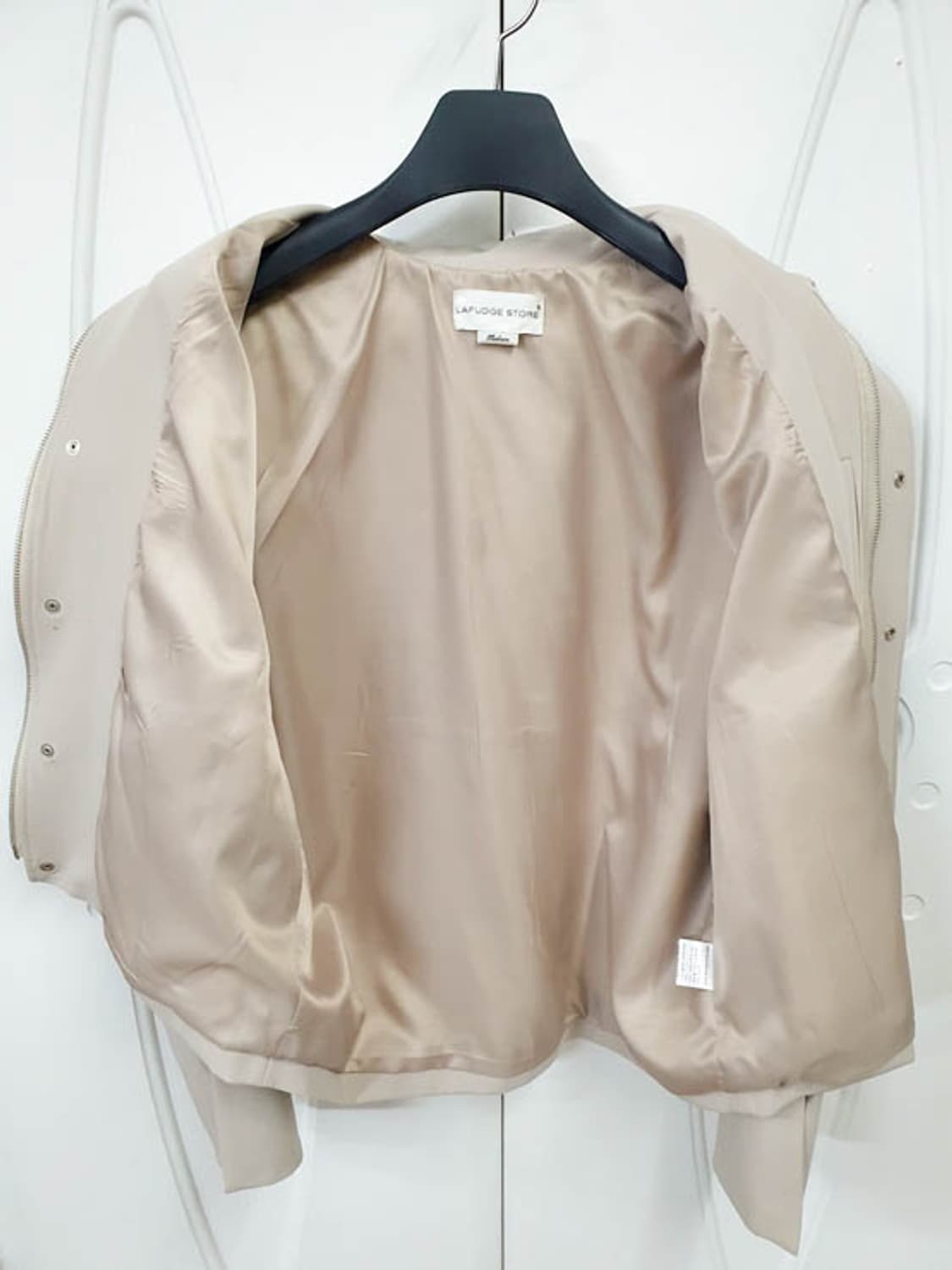 라퍼지스토어 남성 오버핏 크롭 블루종 M 상품이미지4