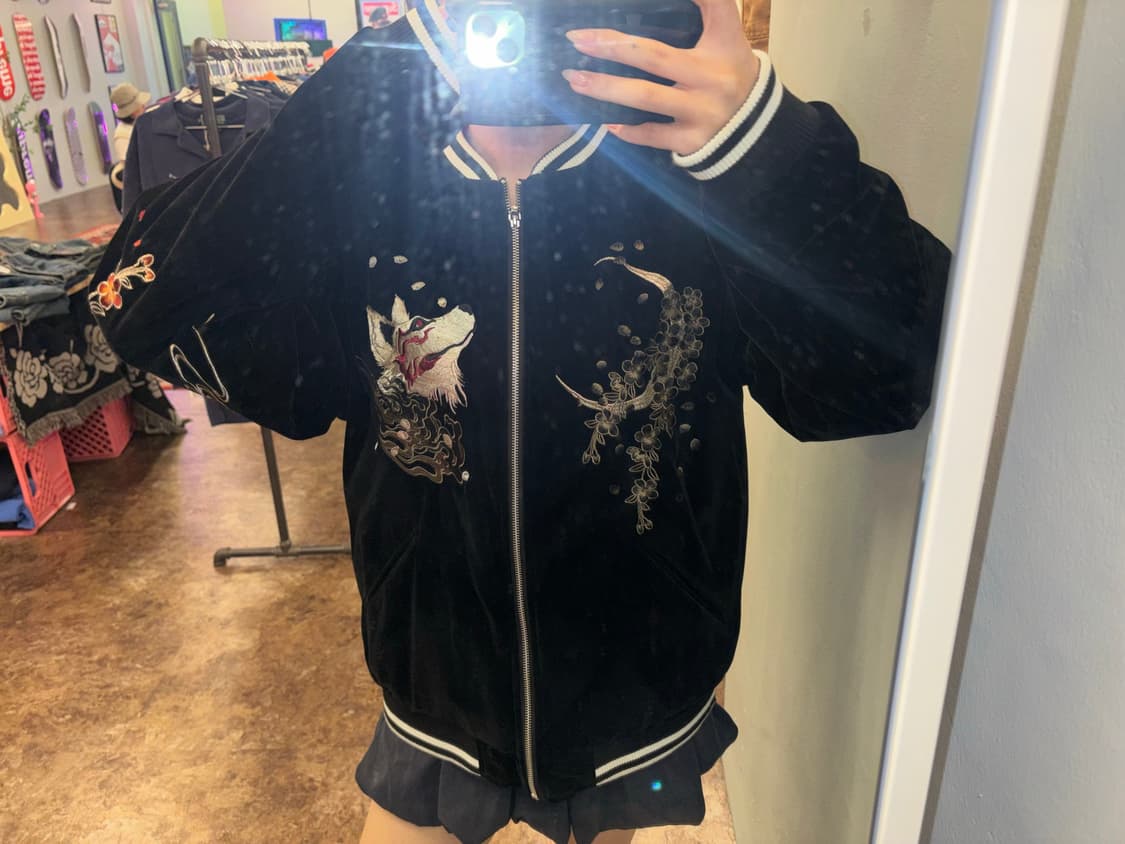 Oni Denim 벨벳 블랙 스카쟌 상품이미지2