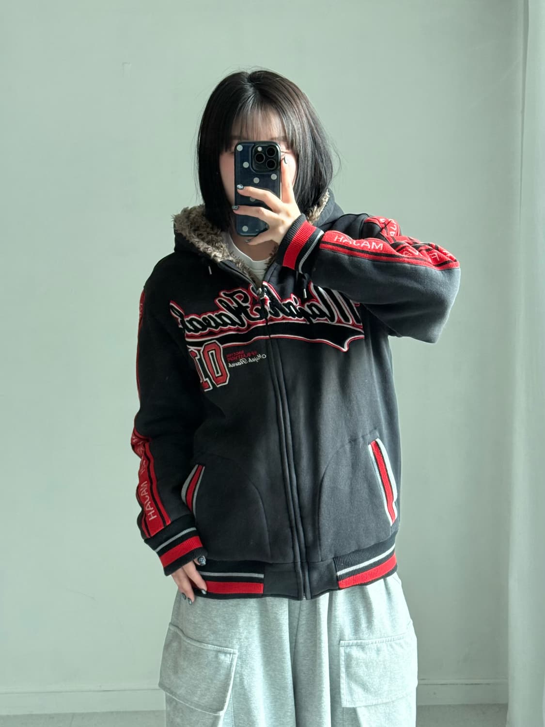 마자플라바 울프죠 후드집업 상품이미지1