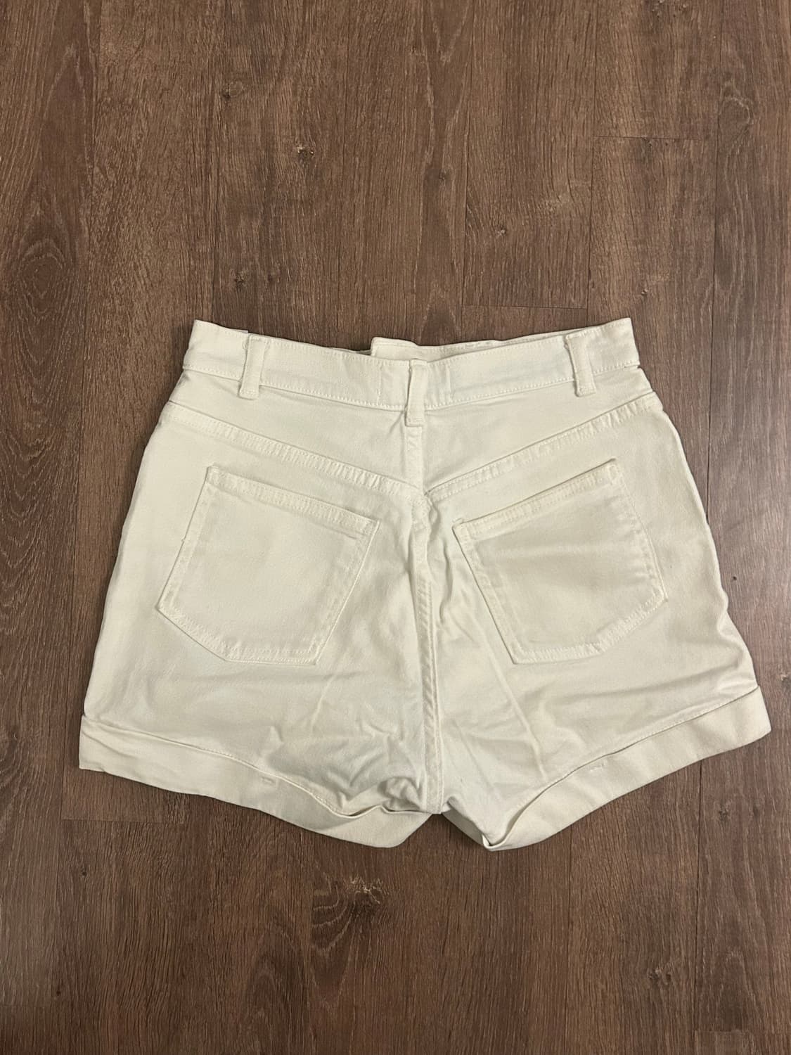 아메리칸 어패럴(American Apparel) 하이웨이스트 데님쇼츠 상품이미지2