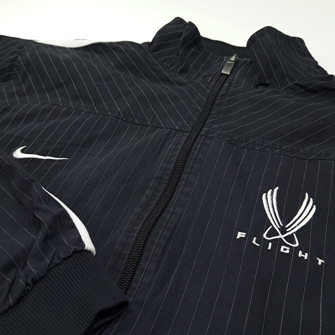 CL653 L 나이키 스톰핏 00s 핀스트라이프 바람막이 아노락 자켓 상품이미지7