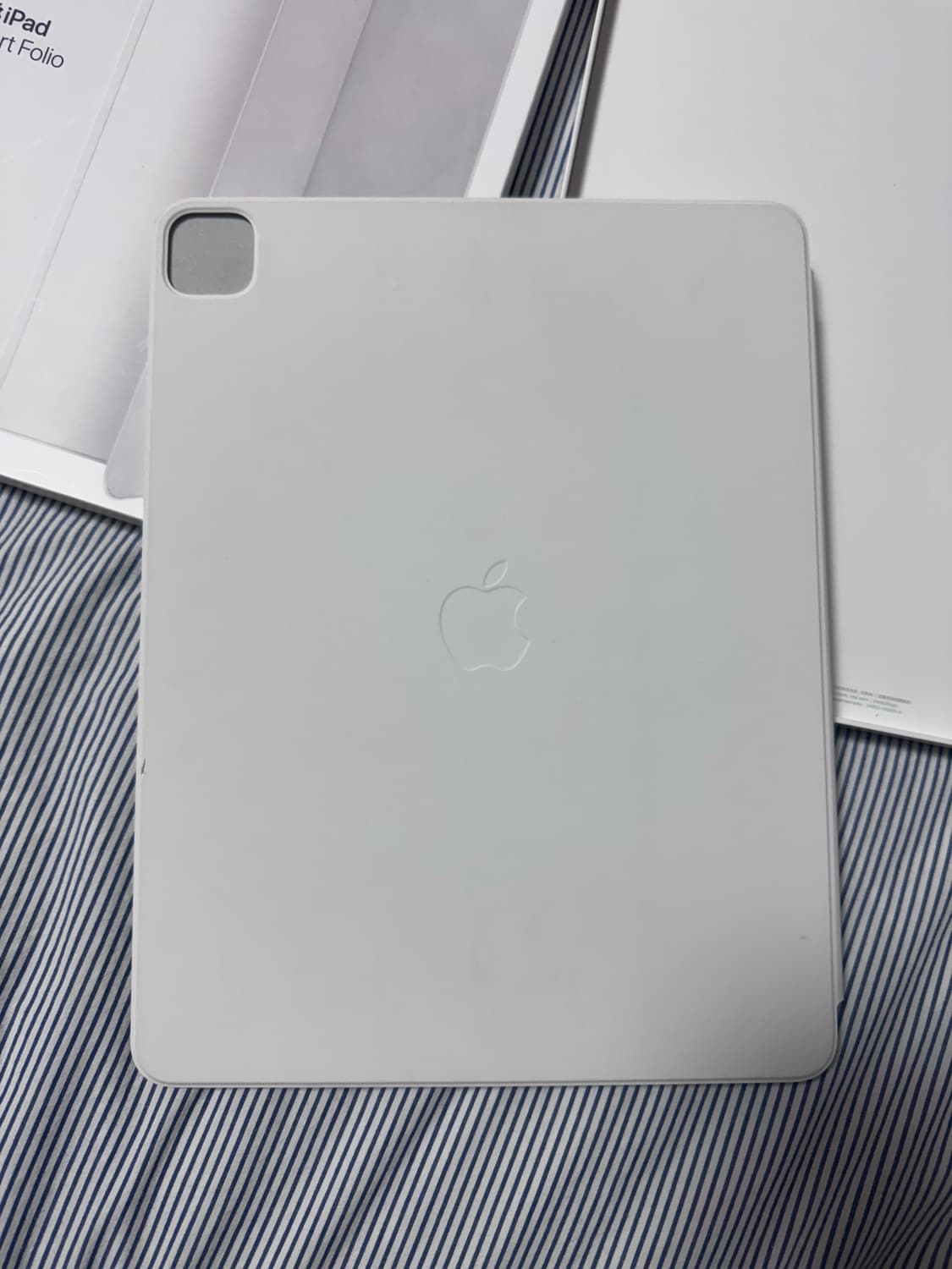 아이패드 프로 12.9 정품 스마트 폴리오 케이스 화이트 상품이미지2
