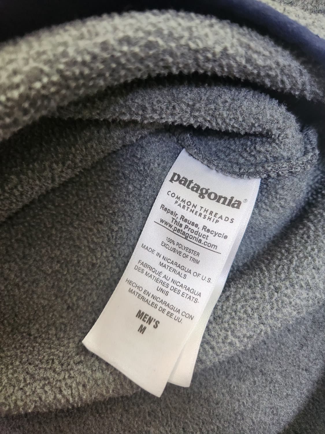 16s 파타고니아 신칠라 니켈 네이비 상품이미지4