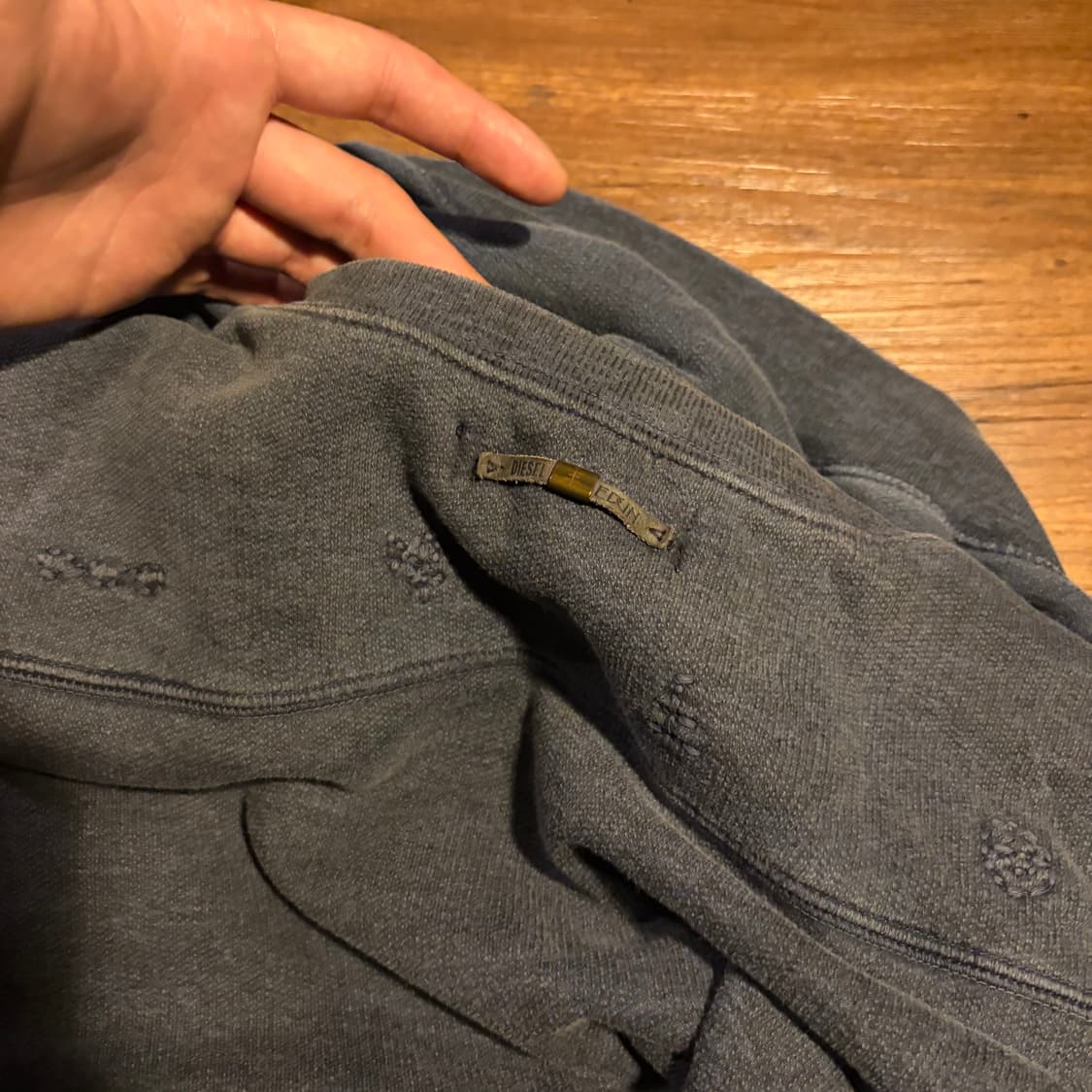 Diesel x edun neck lampo sweat shirt 상품이미지8