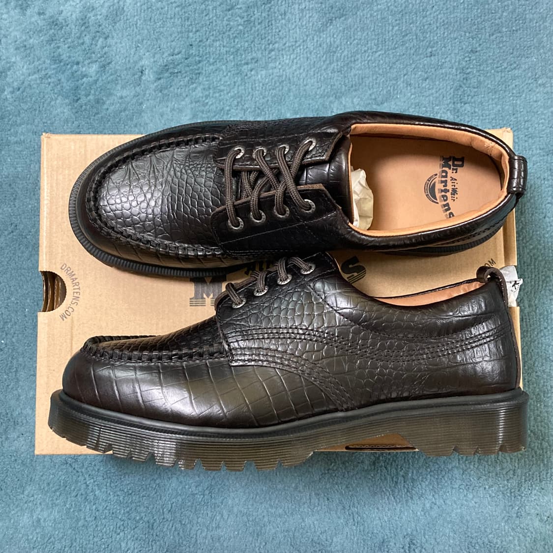 닥터마틴 로웰 크로커다일 다크 브라운 상품이미지1