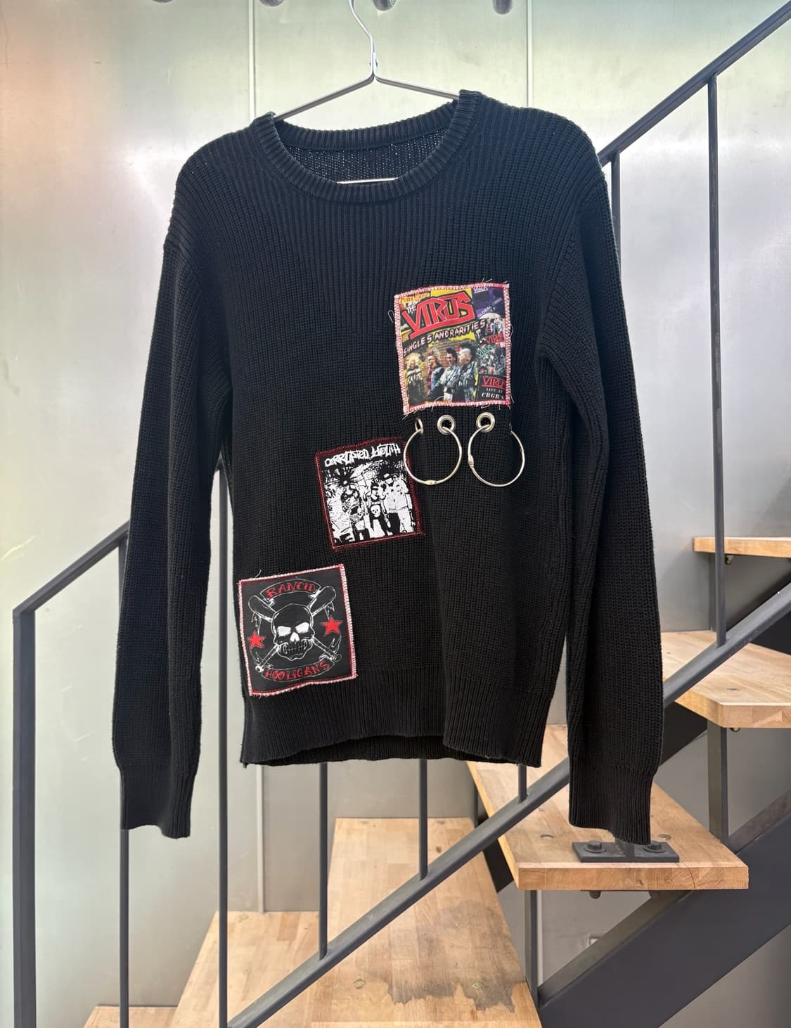 빈티지 커스텀 니트 상품이미지1