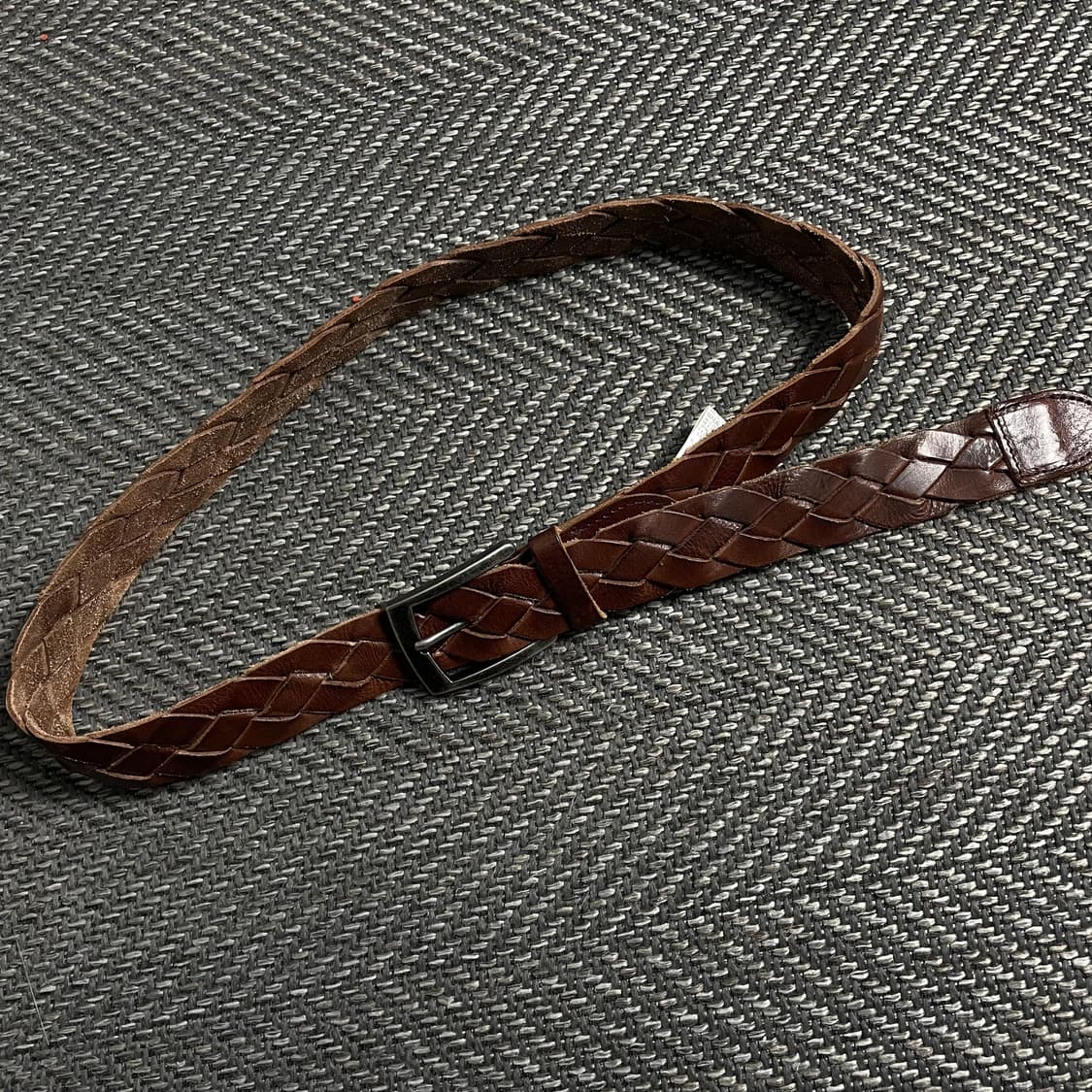 빈티지 꽈배기 카우레더 가죽 벨트 y 4755 상품이미지1