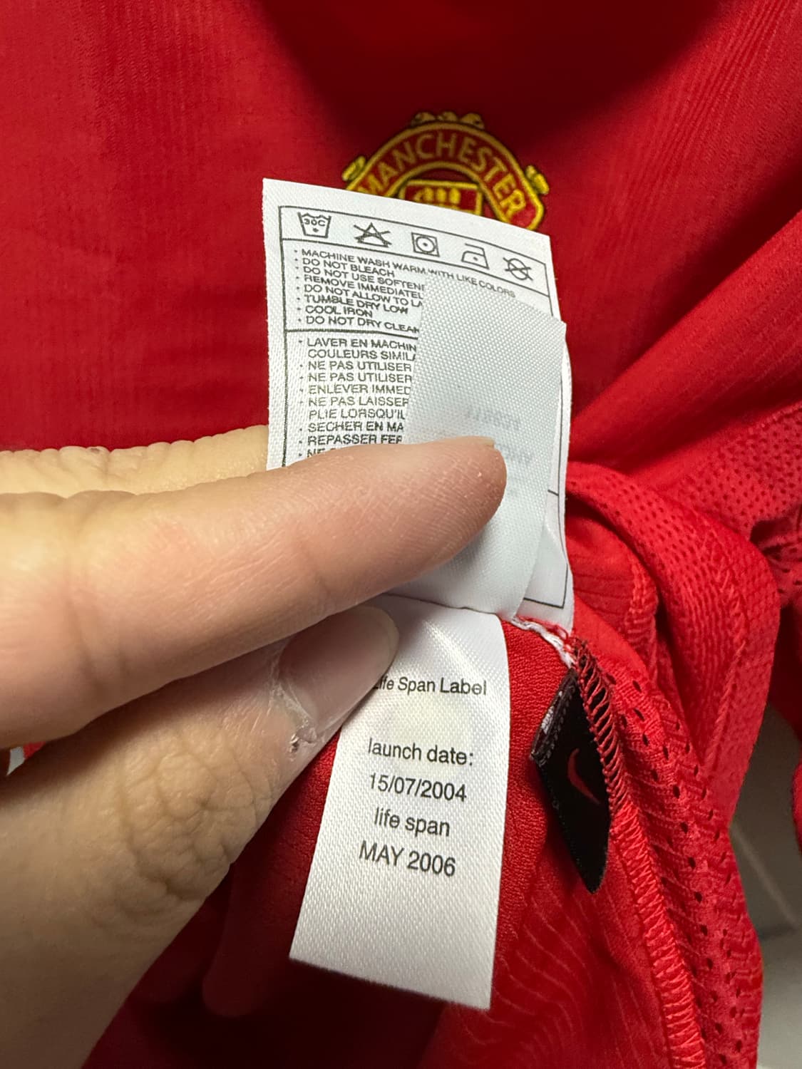 04-06 맨유 박지성 유니폼 상품이미지3