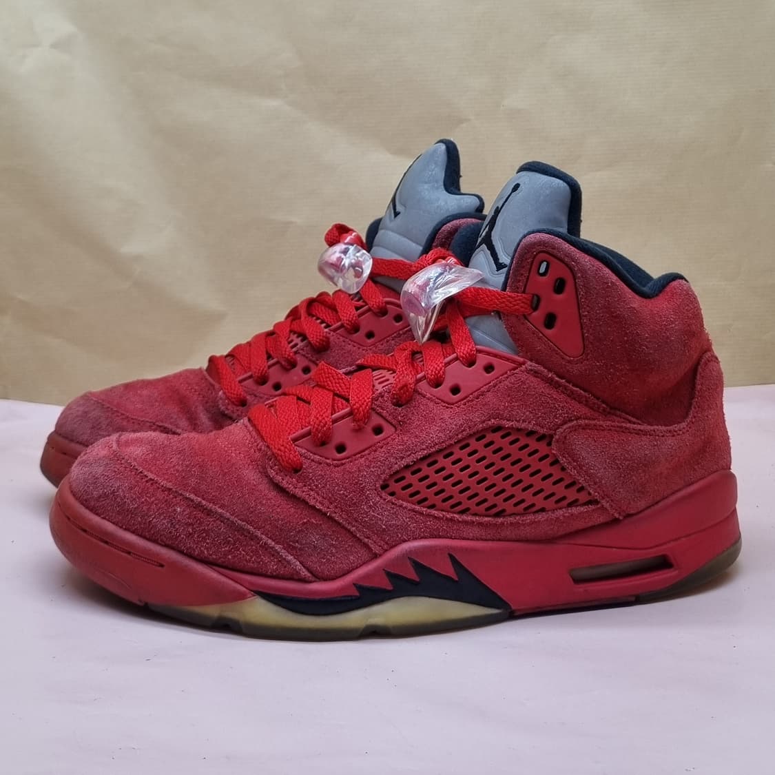 나이키 조던 5 레트로 레드 스웨이드 운동화 260 상품이미지1