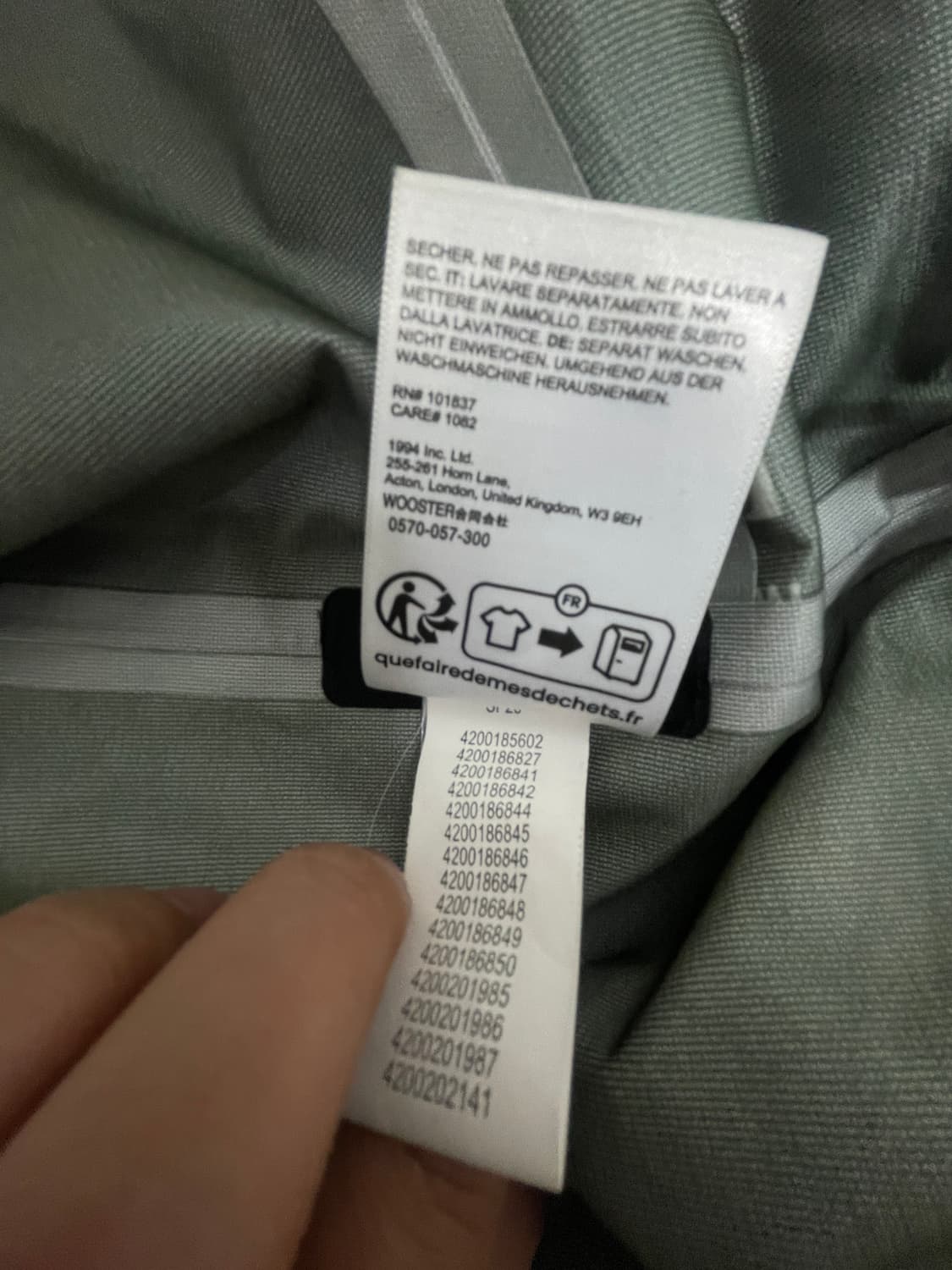 슈프림 x 노스페이스 트롱프 뢰유 프린티드 테입드 심 쉘 상품이미지5