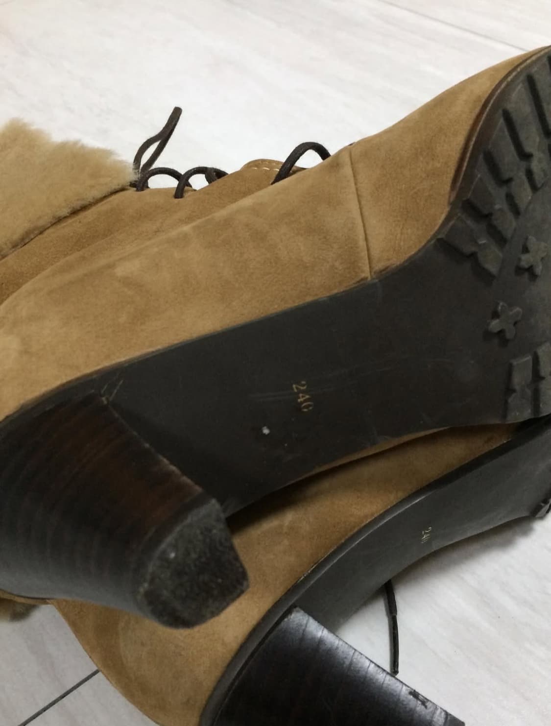 ꧁suede fur boots꧂ 퍼 구두  상품이미지6