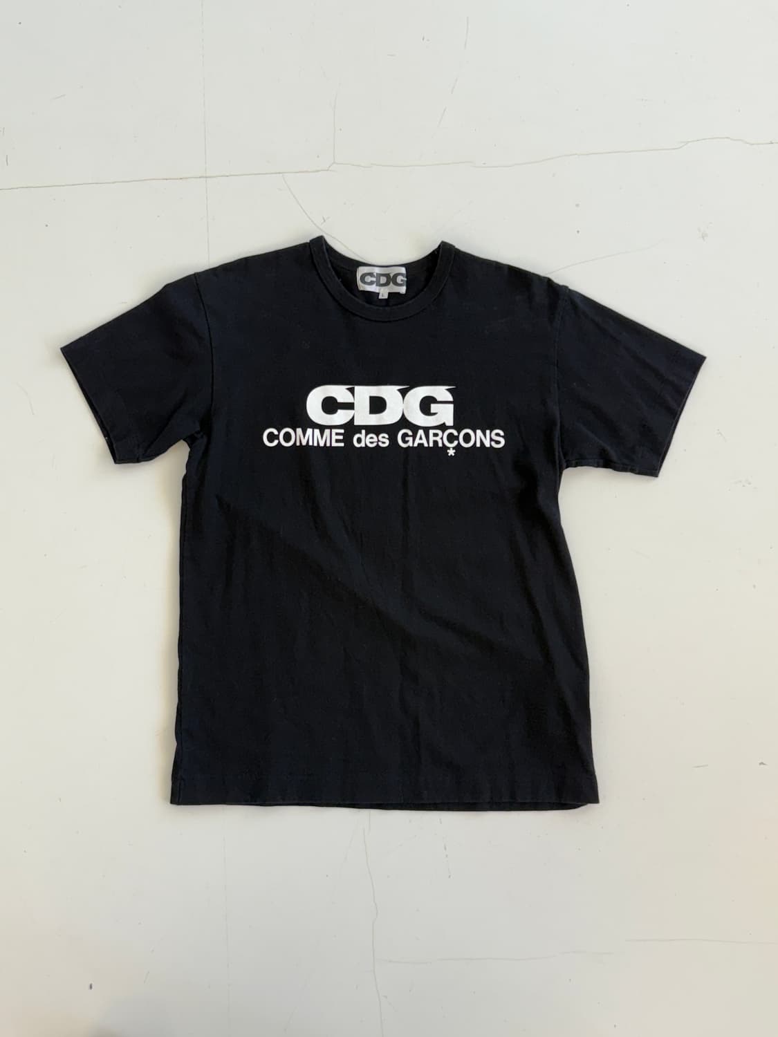 CDG 로고 티셔츠 블랙 상품이미지2