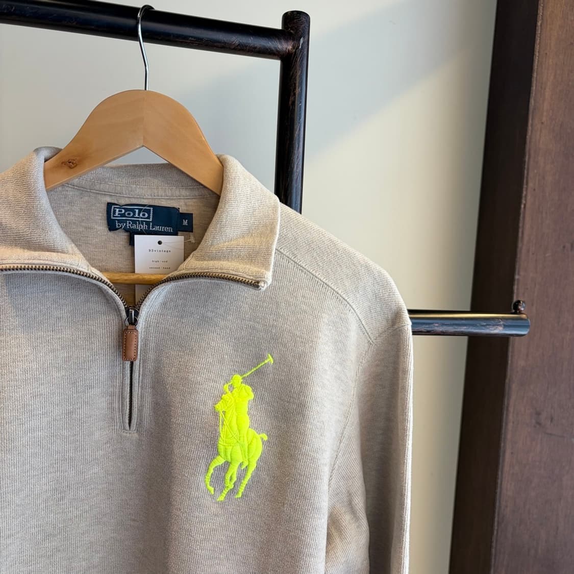 15520 - 폴로 랄프로렌 빅로고 반집업 니트 상품이미지3