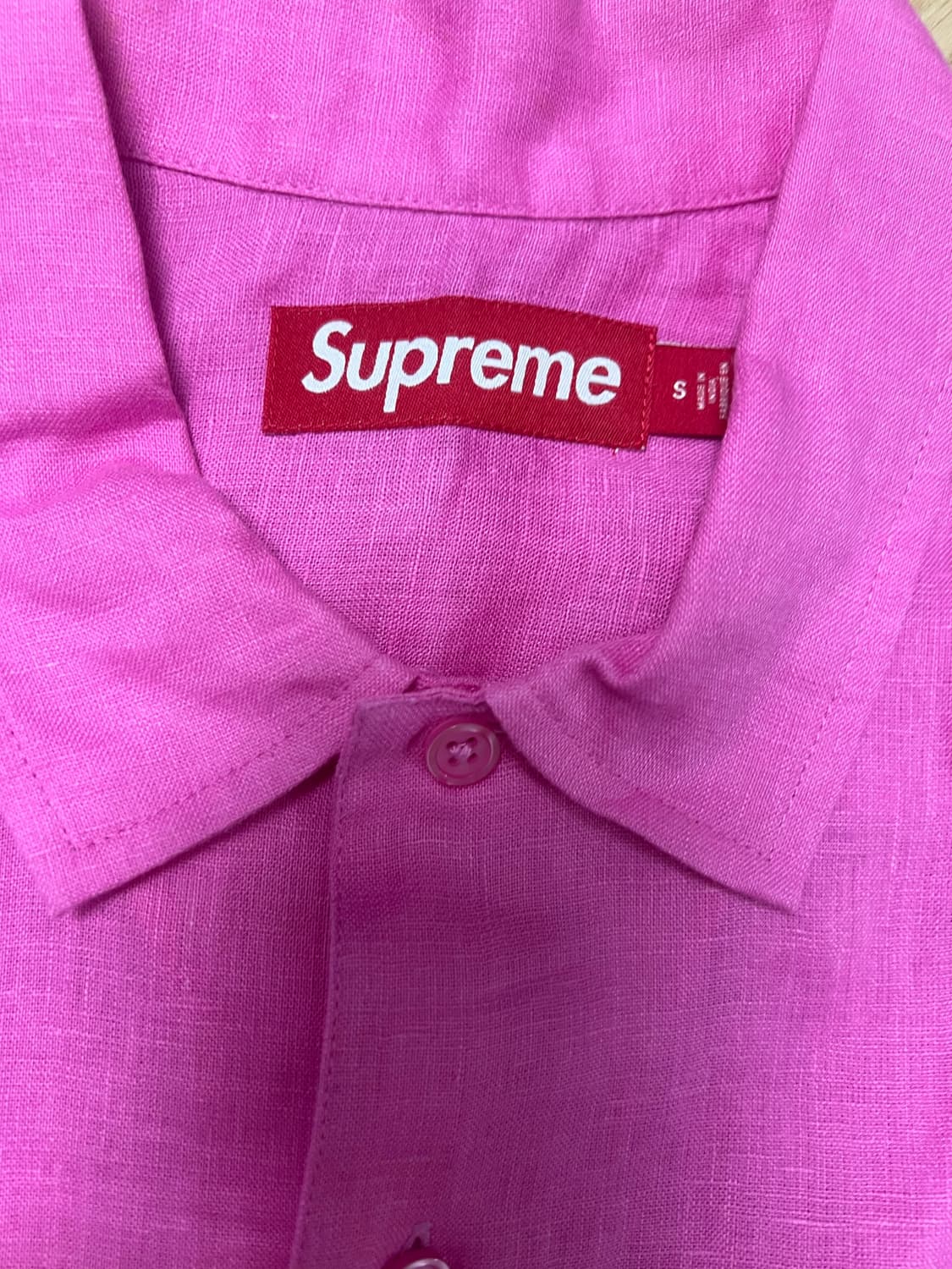 [S]Supreme mesh panel linen shirt 새제품 상품이미지3