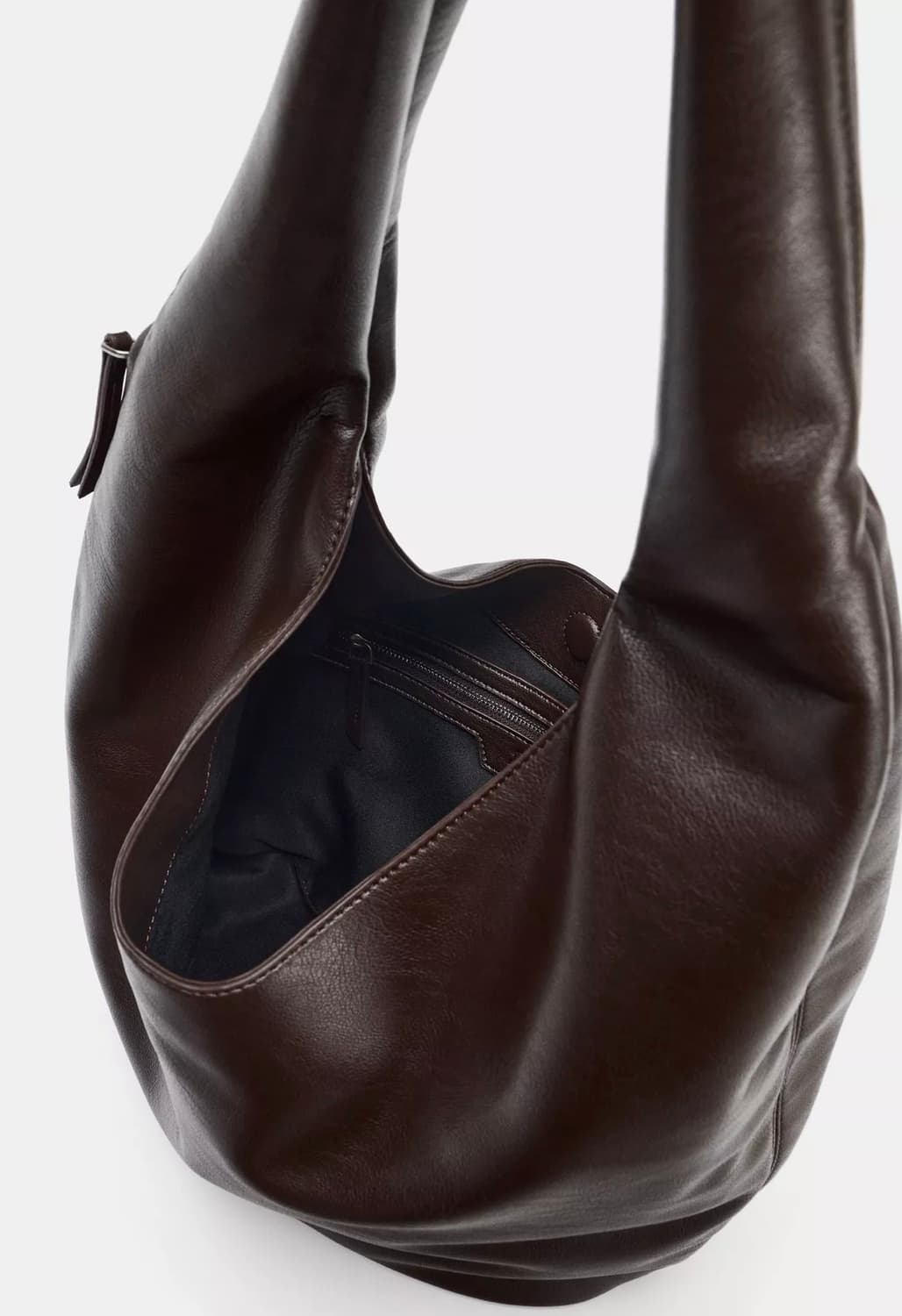 자라 맥시 버킷백(버건디 레드)  상품이미지3