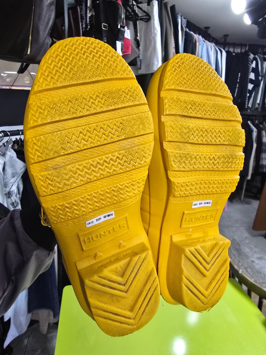 헌터키즈 옐로우 레인부츠 (1363) 상품이미지4