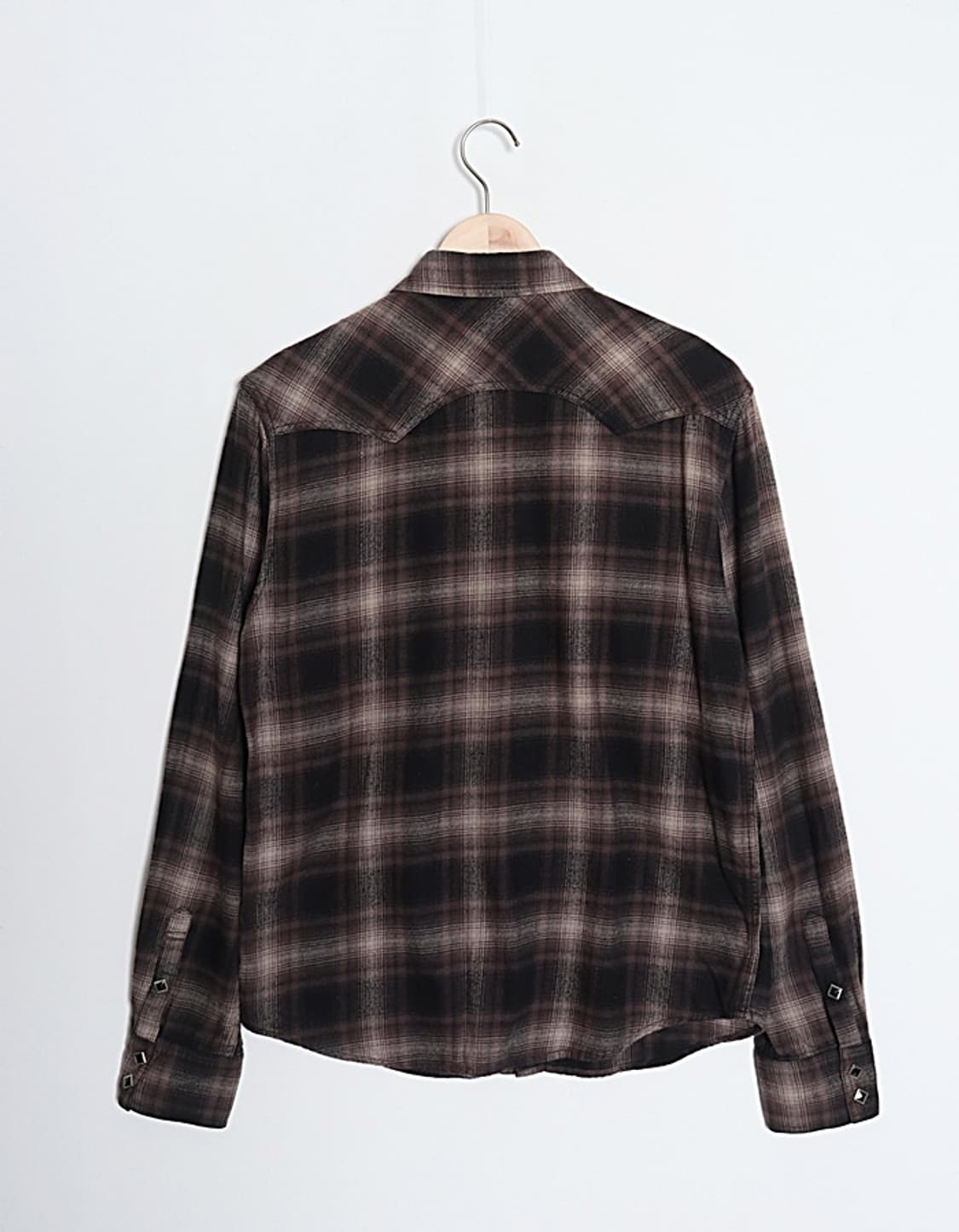 Lation Check Western Shirts 상품이미지5