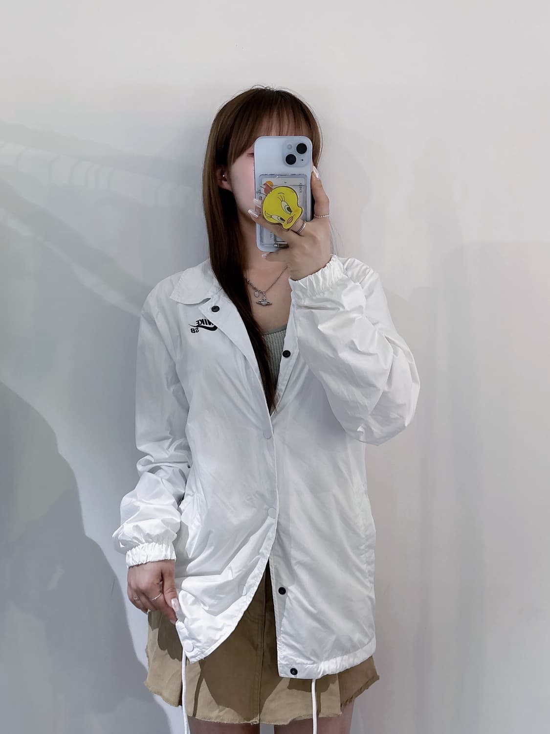 나이키 SB 화이트 코치 자켓 상품이미지2
