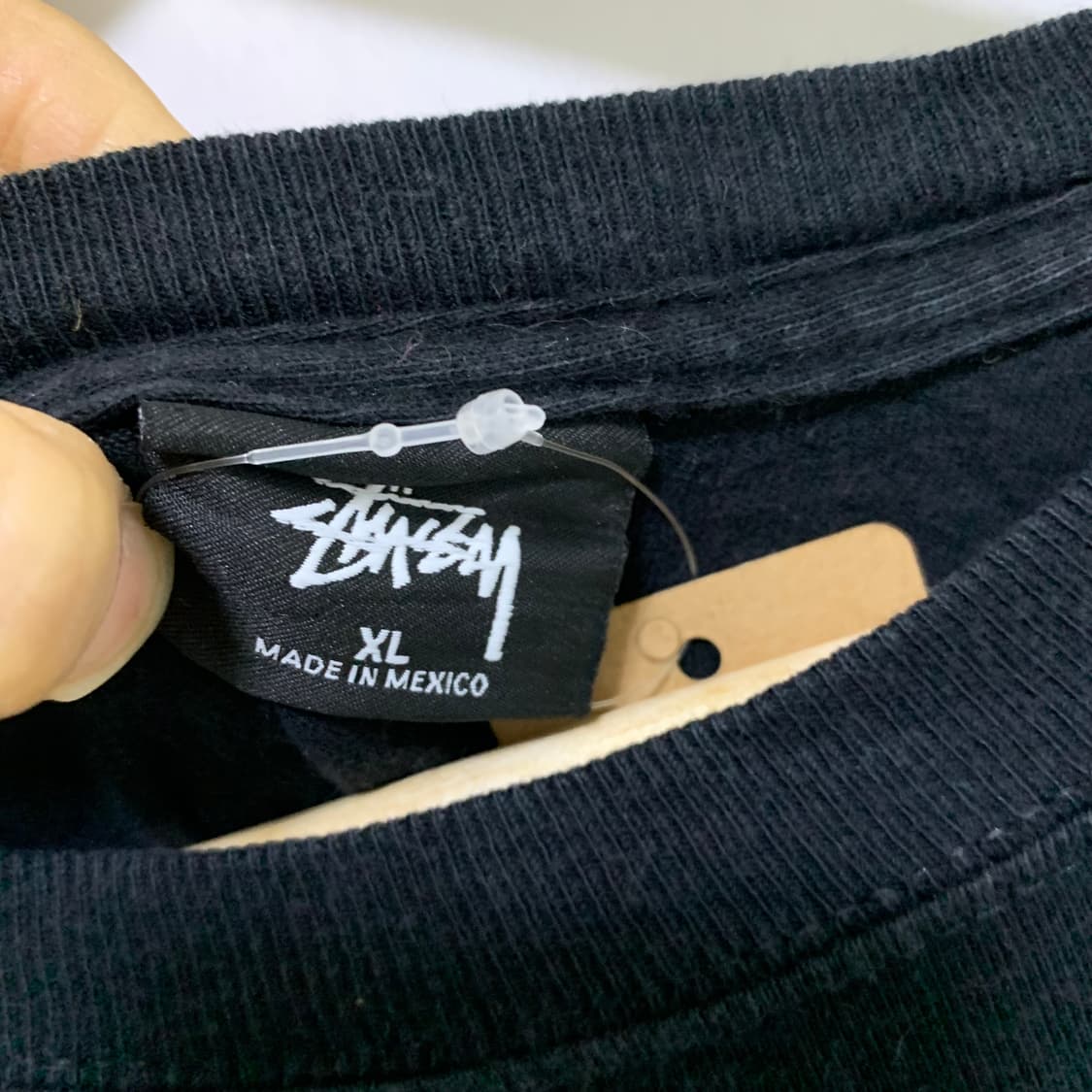 스투시 백 포인트 프린팅 긴팔 티셔츠 빈티지 롱슬리브 블랙 XL 상품이미지6