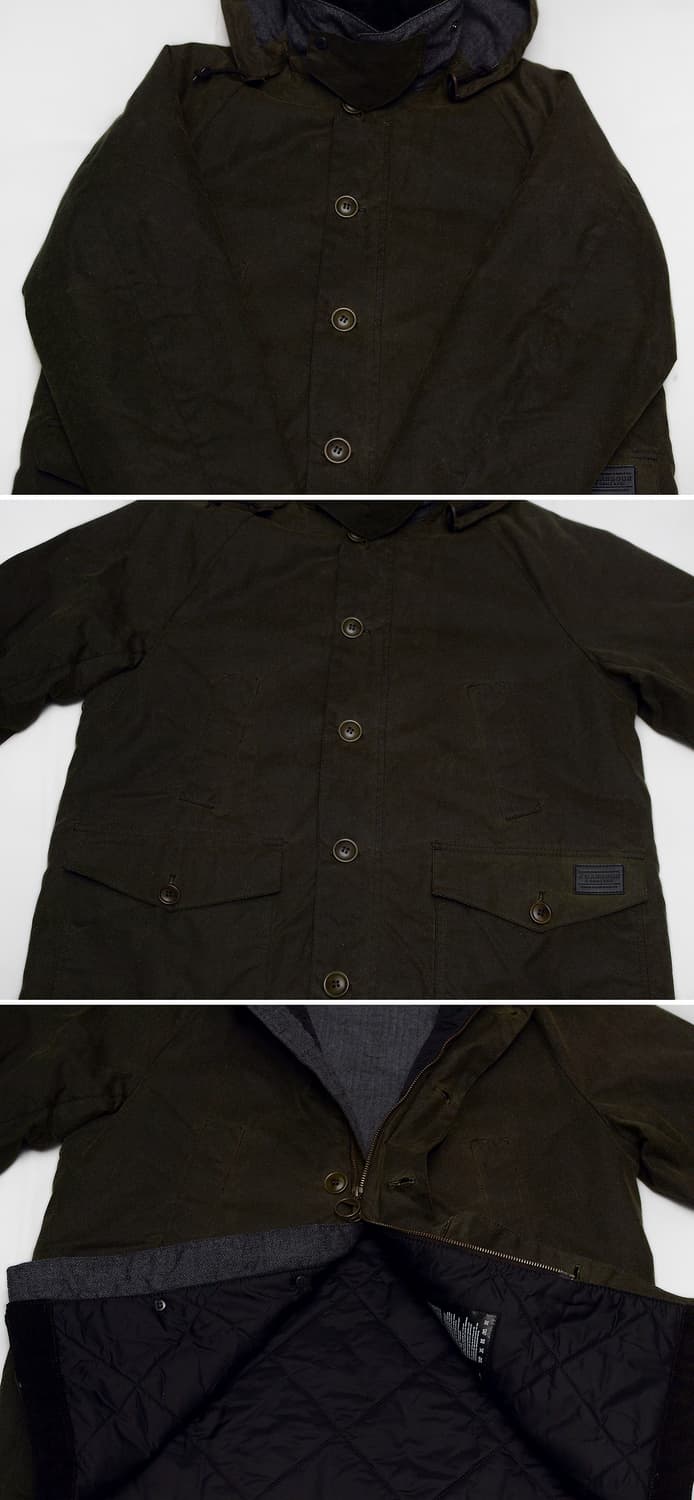 바버 타이들 후드 퀼팅 패디드 왁스 자켓 (M / 100+) 상품이미지5