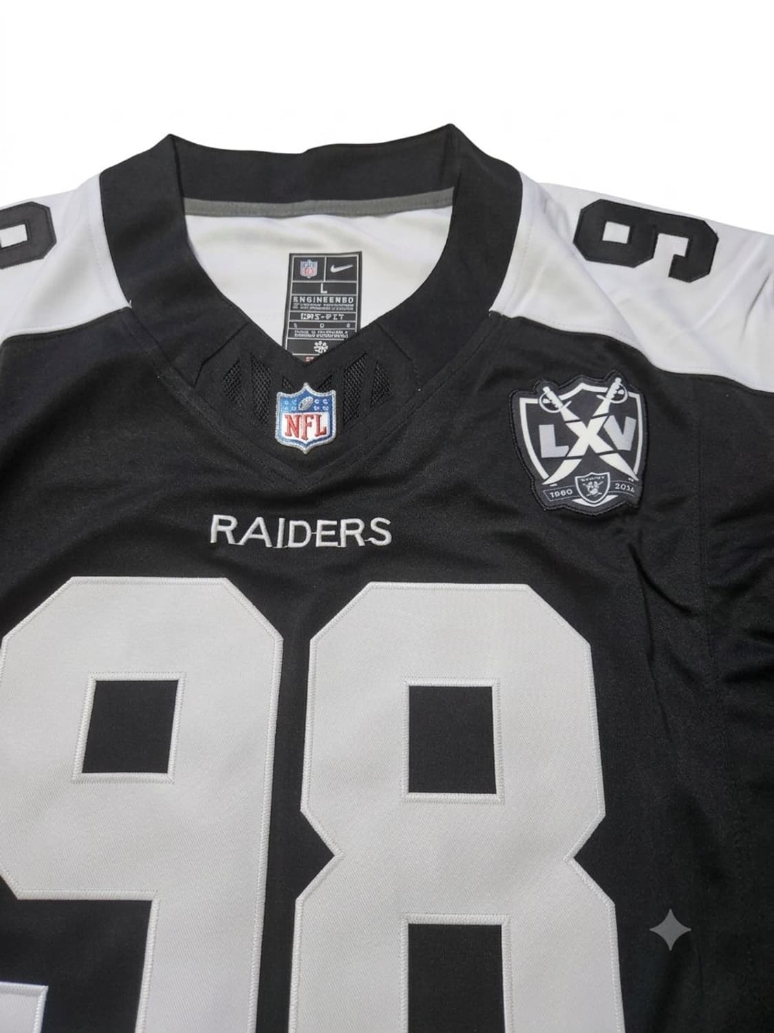 Nike nfl raiders 풋볼져지 110-115 새제품 상품이미지4