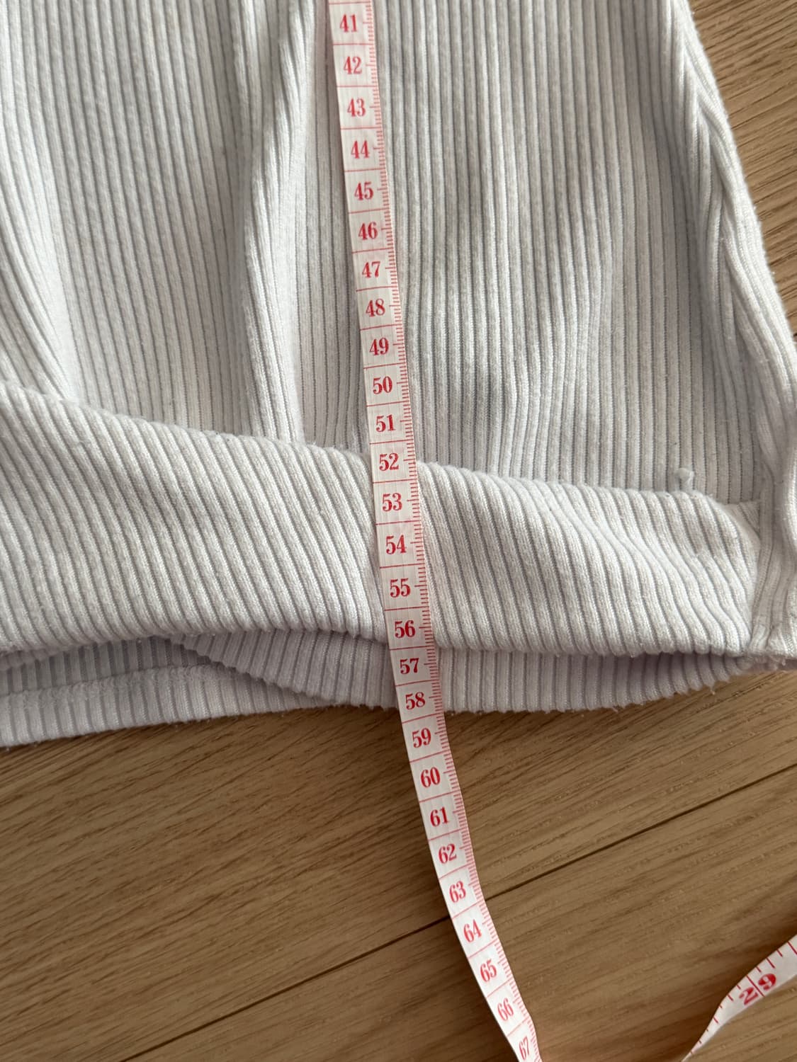 아베크롬비 화이트 골지 긴팔티 롱슬리브 상품이미지4