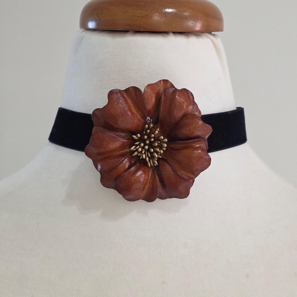 일본빈티지)고딕로리타 플로럴 벨벳 로맨틱 갸루모리걸 앤틱초커 목걸이 상품이미지1