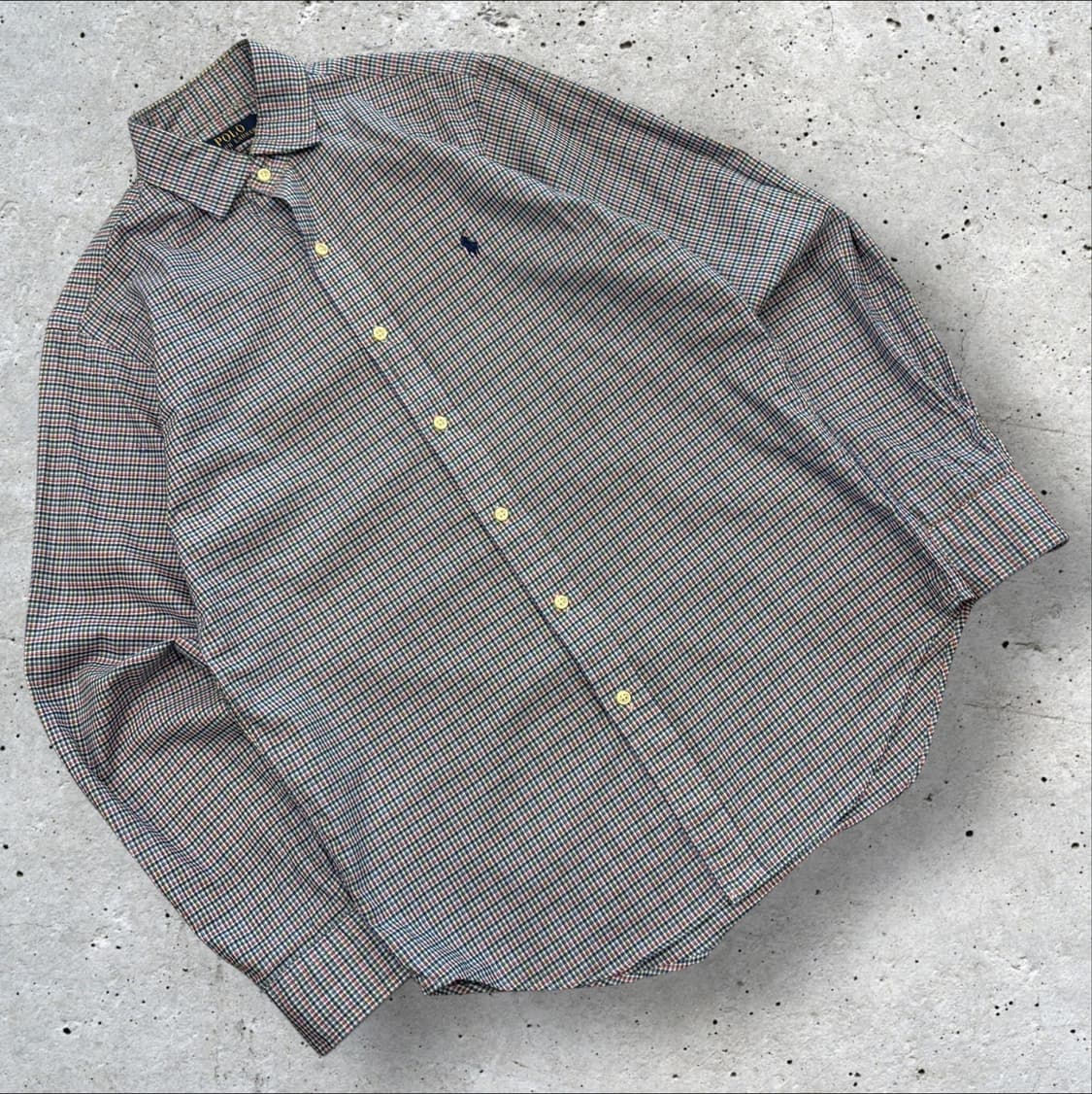 [S] 폴로 랄프로렌 클래식픽 체크 셔츠 남방 C862 상품이미지1