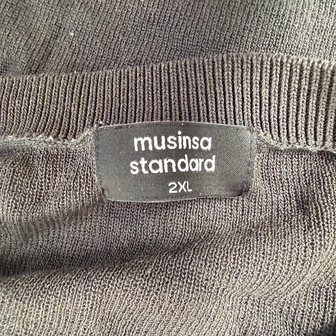 2XL 무신사스탠다드 반팔 니트 0310T 상품이미지3