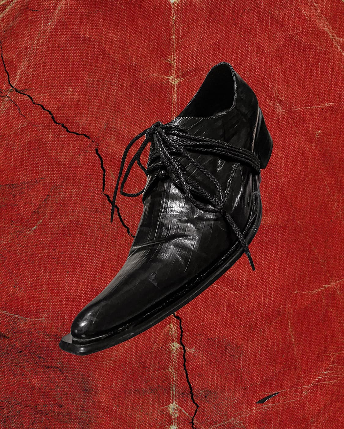 Japanese 90s 포인티드 롱 노즈 더비 슈즈 275 상품이미지1