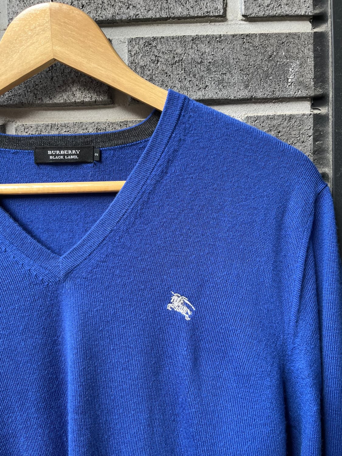 버버리 로고 롱슬리브 블루 상품이미지5