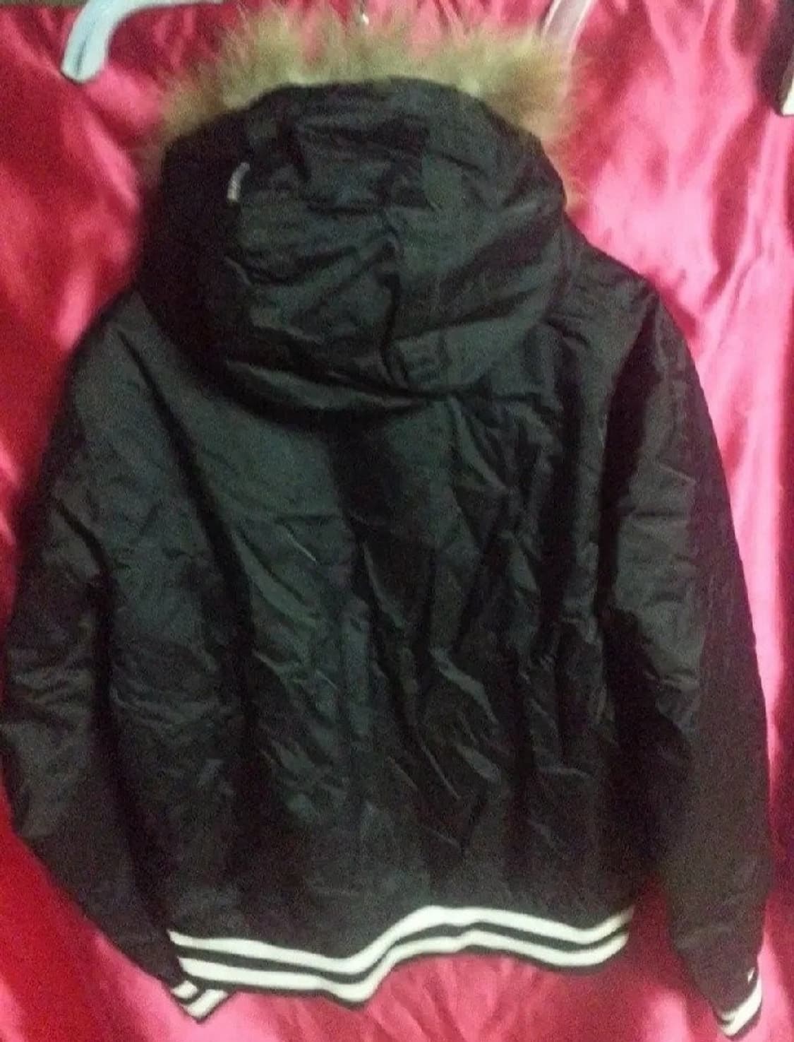 80-90s리복 클래식 올드스쿨 털후드 야상 얇은 패딩 점퍼 자켓 100 상품이미지2